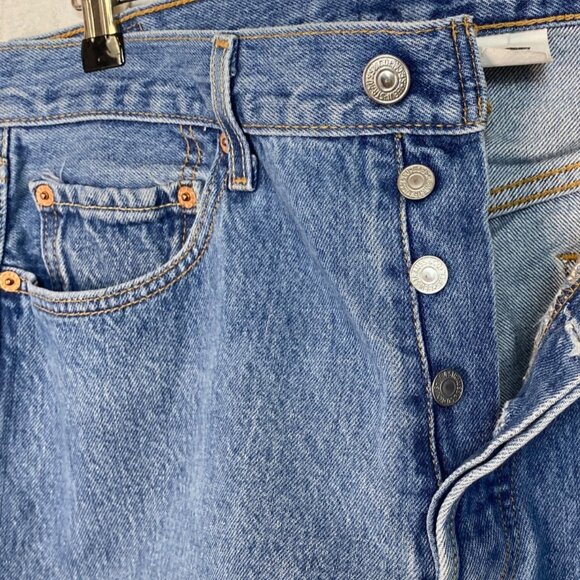 Levis Vintage 501XX Original Fit Button-Fly Jeans 36 x 30  Blue Denim - Picture 5 of 14